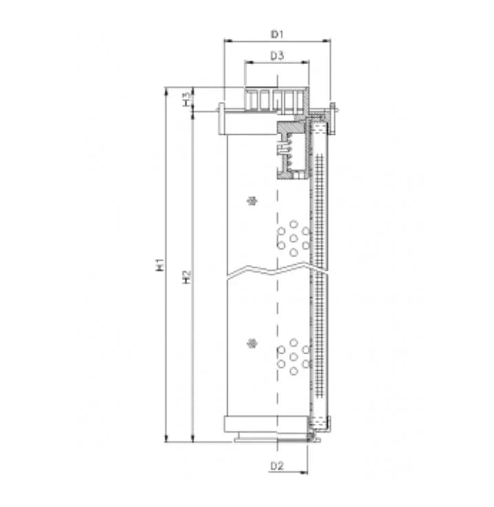 Filtrec RHR165G05B6/AB1 RHR165G05B6/AB1 Hydraulikfilterelement (Rücklauffilter) - Bild 3
