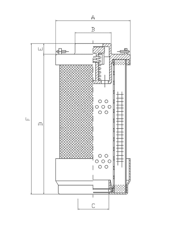 Filtrec RHR210G20B RHR210G20B Hydraulikfilterelement (Rücklauffilter) - Bild 2
