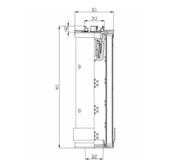 Filtrec RHR600G10B3/AB1 RHR600G10B3/AB1 Hydraulikfilterelement (Rücklauffilter) - Bild 3