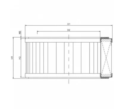 Filtrec WX470 WX470 Luftfilterelement - Bild 2