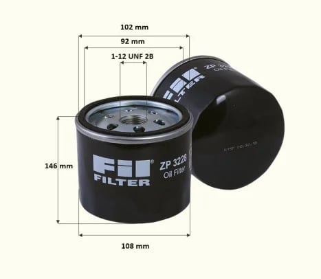 HIFI FILTER ZP3228A ZP3228A Ölfilter SpinOn