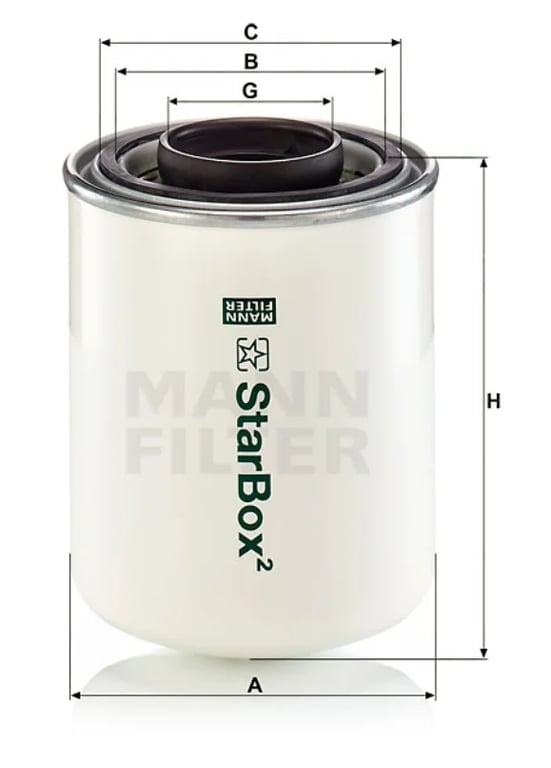 MANN-FILTER LB 1374/30 LB 1374/30 Luftentölbox (StarBox)