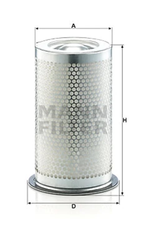 MANN-FILTER LE 17 011 x LE 17 011 x Luftentölelement - Bild 1