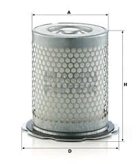 MANN-FILTER LE 24 002 x LE 24 002 x Luftentölelement (inkl. Dichtung) - Bild 1