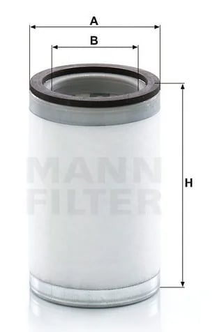 MANN-FILTER LE 3008 LE 3008 Luftentölelement - Bild 1
