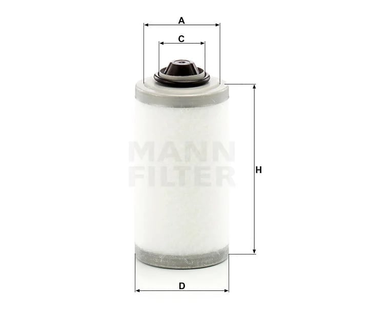 MANN-FILTER LE 3009 LE 3009 Luftentölelement 49 000 55 241 - Bild 2