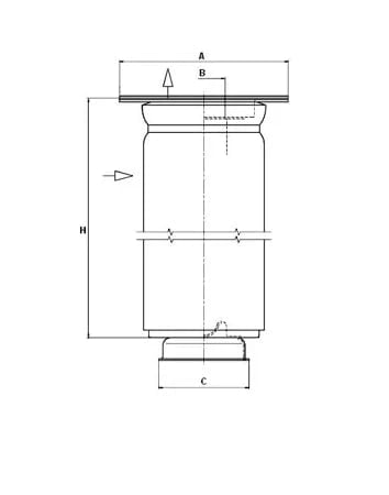 MANN-FILTER LE 5025 LE 5025 Luftentölelement - Bild 1