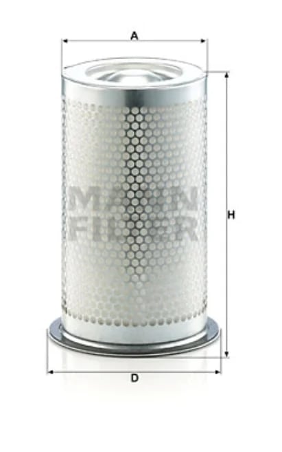 MANN-FILTER LE 8003 x LE 8003 x Luftentölelement (inkl. Dichtung) - Bild 1
