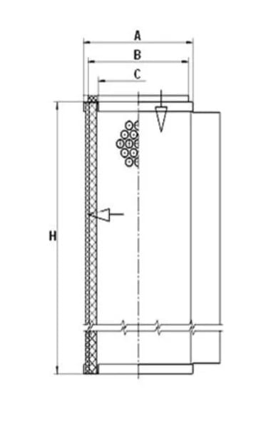 MANN-FILTER LE 8006 LE 8006 Luftentölelement - Bild 1