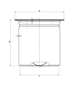 MANN-FILTER LE 9035 LE 9035 Luftentölelement - Bild 1
