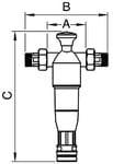 Riegler 101410 Rückspülfilter für Trinkwasser, DVGW-geprüft, R 1 - Bild 2
