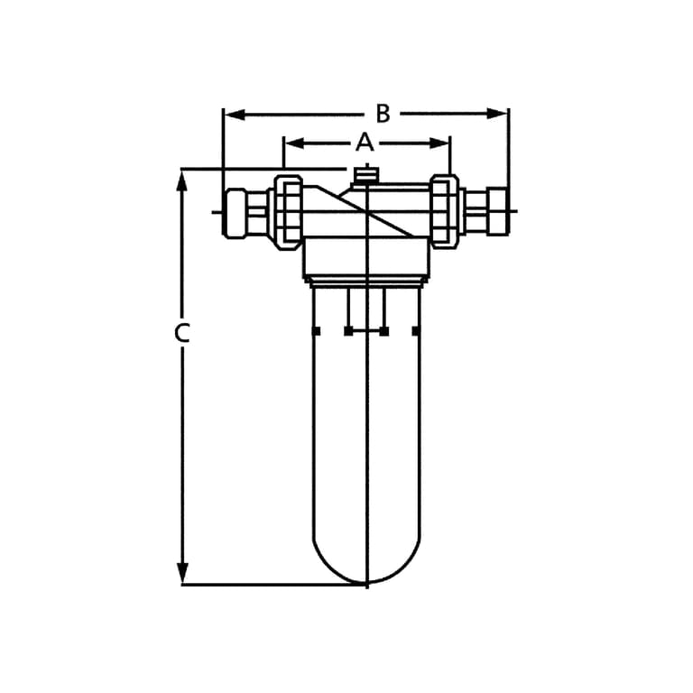 Riegler 101415 Feinfilter »Bavaria« für Trinkwasser, DVGW-geprüft, 90 µm, R 1 - Bild 4