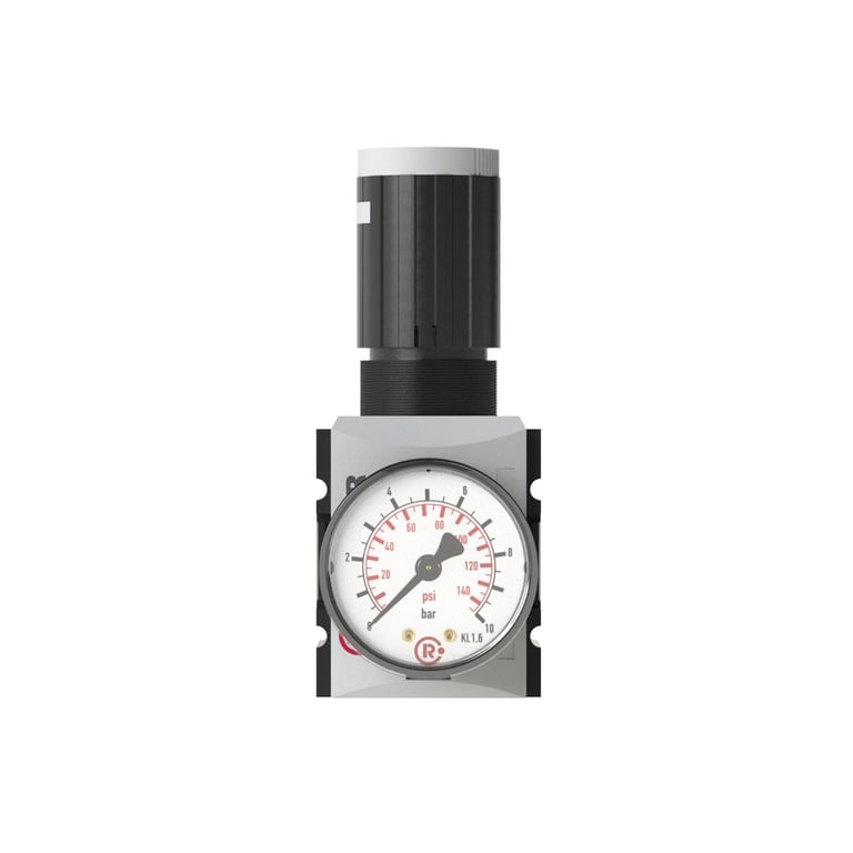 Riegler 100006 Druckregler »FUTURA«, inkl. Manometer, BG 1, G 1/4, 0,5 - 16 bar - Bild 2