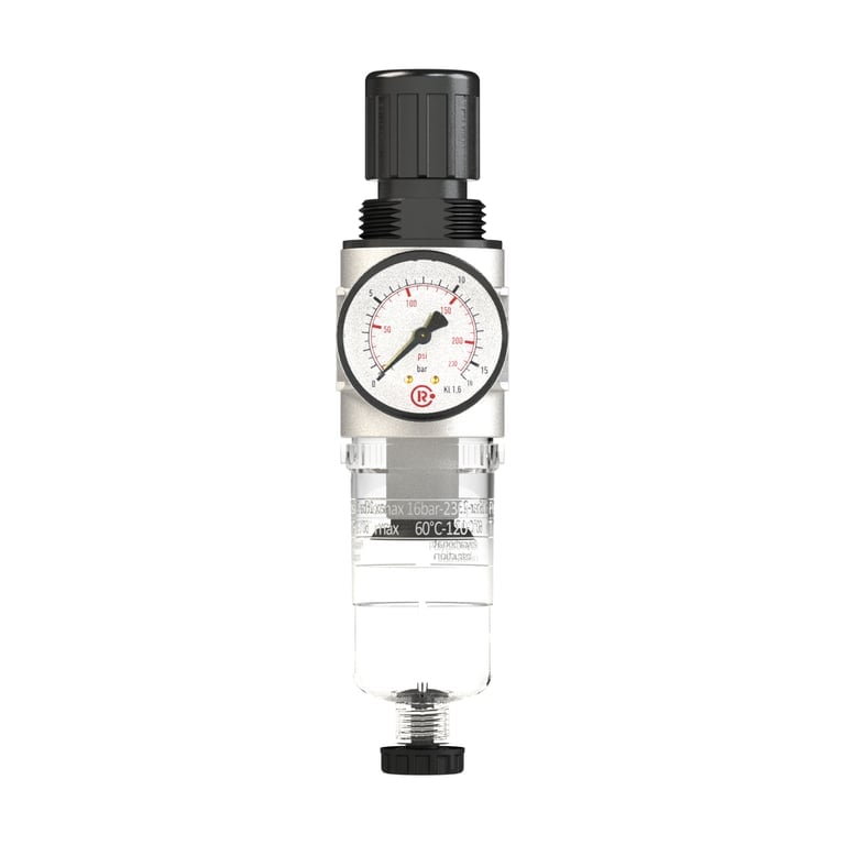 Riegler 100353 Filterregler »multifix-mini«, mit PC-Behälter, G 1/4, 0,1 - 3 bar - Bild 2