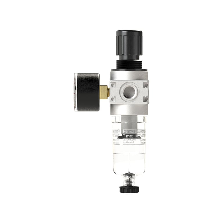 Riegler 100353 Filterregler »multifix-mini«, mit PC-Behälter, G 1/4, 0,1 - 3 bar - Bild 3