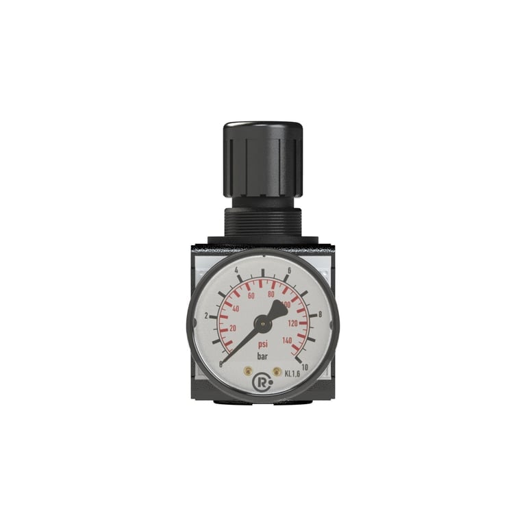 Riegler 100418 Druckregler »multifix«, inkl. Manometer, BG 1, G 1/4, 0,5-16 bar - Bild 2