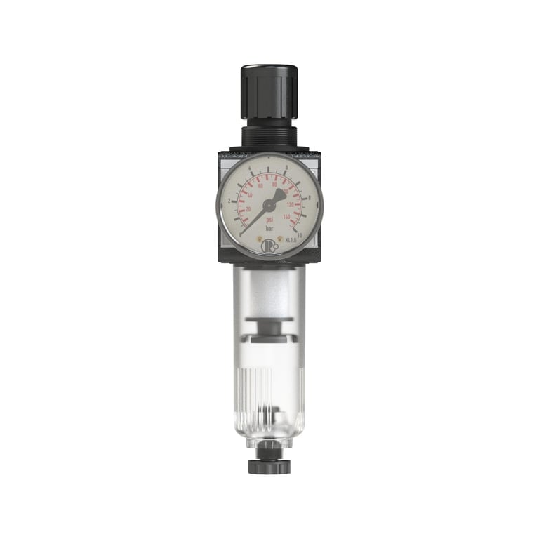 Riegler 100473 Filterregler »multifix«, PC-Behälter, BG 1, G 3/8, 0,2-6 bar, HA - Bild 2