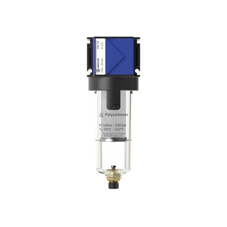 Riegler 100683 Mikrofilter »variobloc«, mit PC-Behälter, 0,01 µm, BG 1, G 1/4 - Bild 3