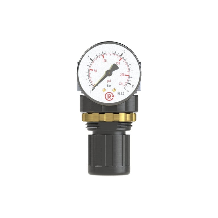 Riegler 100772 Druckregler »Standard-mini«, Schalttafelmutter, G 1/8, 0,1-3 bar - Bild 2