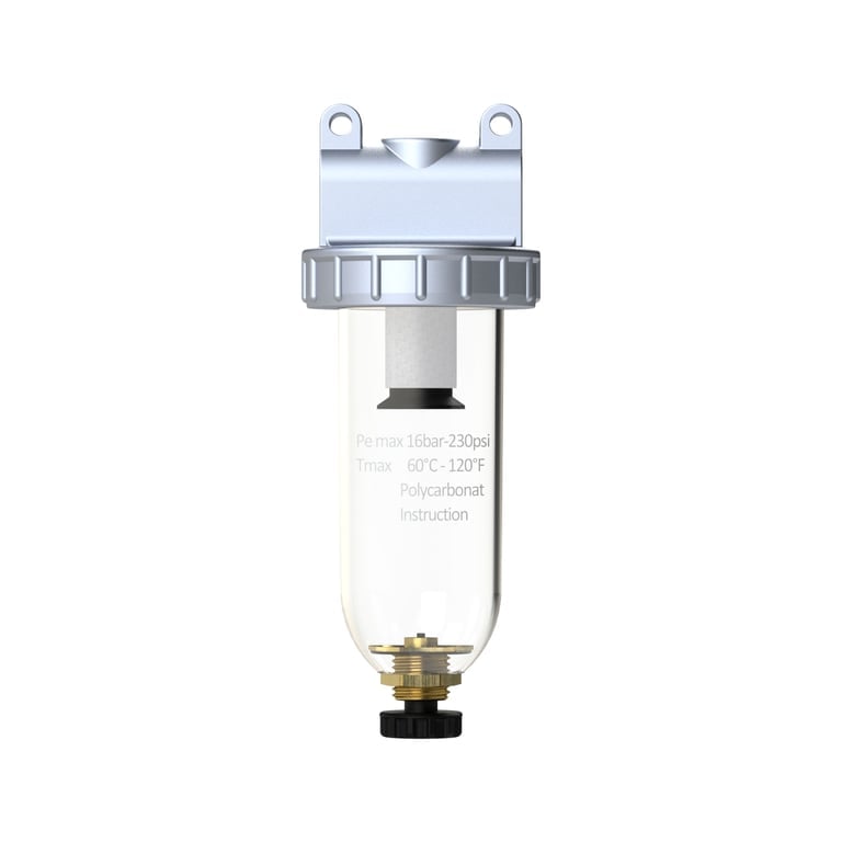 Riegler 100962 Filter »Standard«, mit Polycarbonatbehälter, 60 µm, BG 5, G 2 - Bild 2