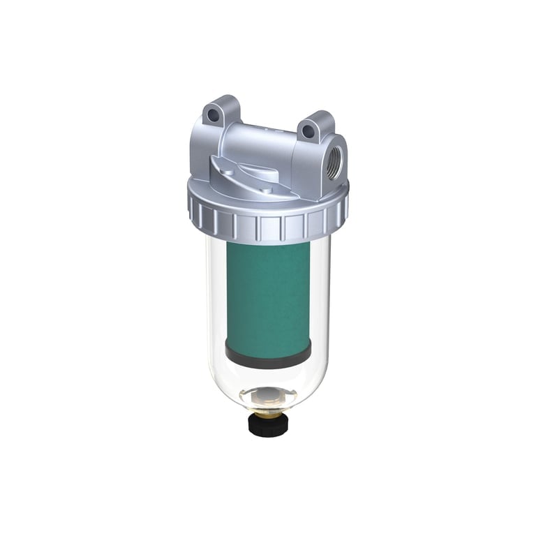 Riegler 100990 Spezialfilter »Standard«, mit PC-Behälter, 0,01 µm, BG 2, G 3/8 - Bild 1