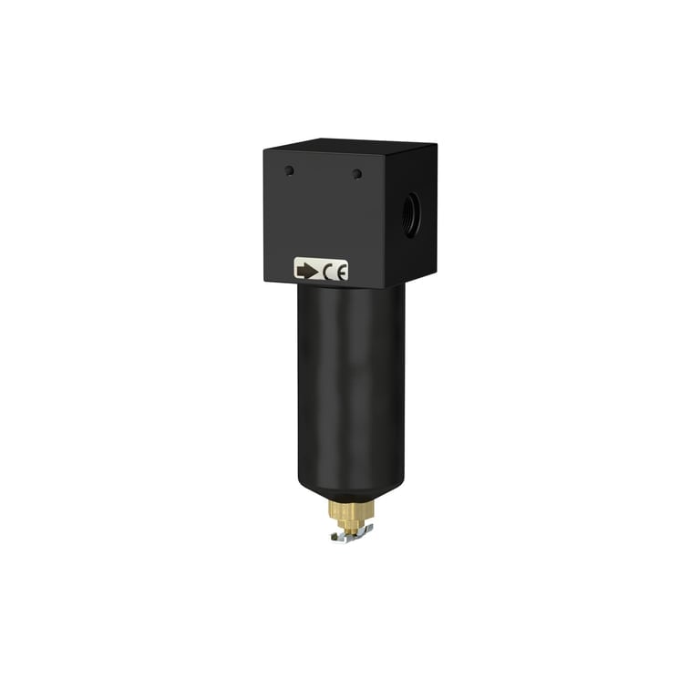 Riegler 101161 Filter für hohe Drücke bis 40 bar, mit Handablassventil, G 1/2 - Bild 1