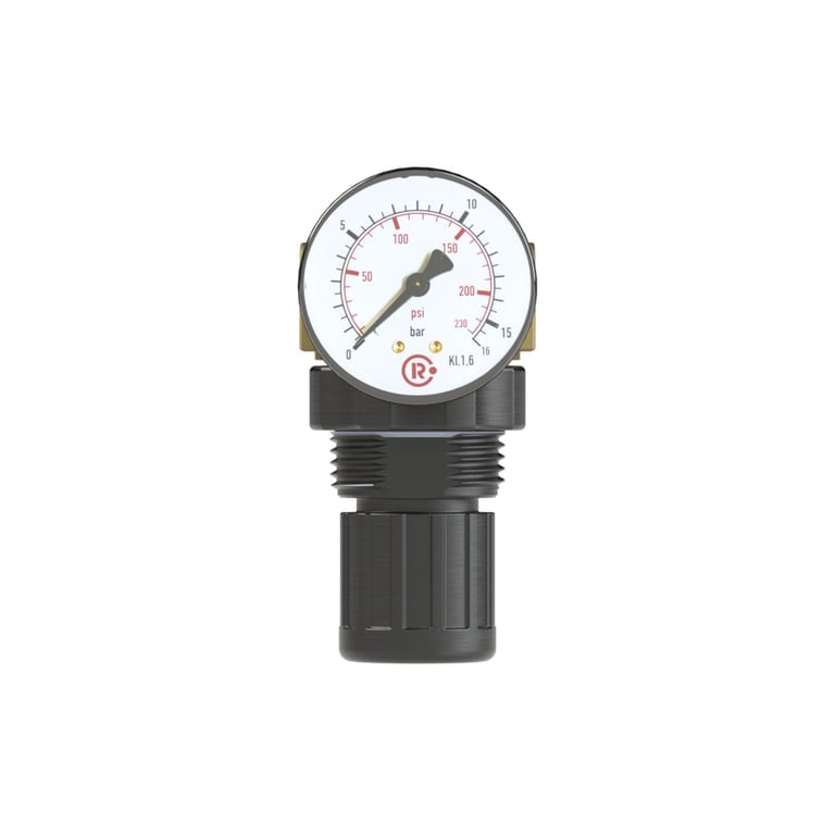Riegler 101304 Druckregler für Wasser, inkl. Mano, G 1/4, 0,2-6 bar, PE max. 25 - Bild 2