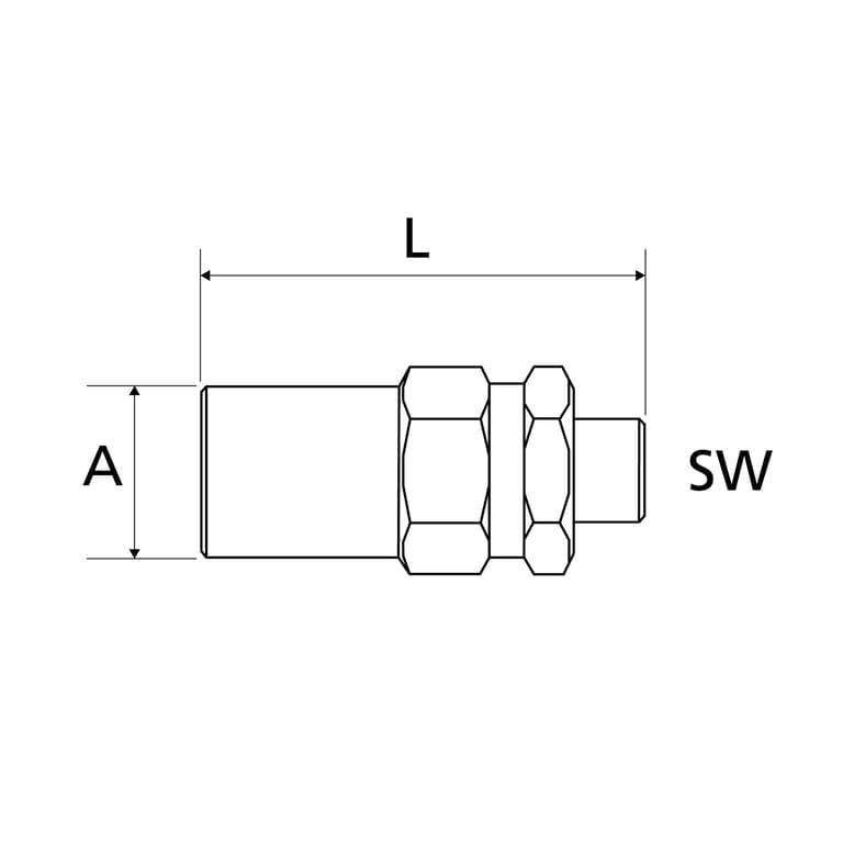 Riegler 101520 Filter »inline«, 36 µm, G 1/8 IG/AG, SW 17 - Bild 2