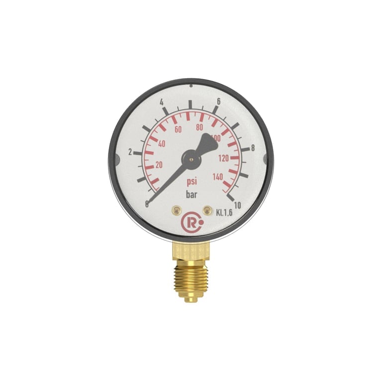 Riegler 101652 Standardmano, Kunststoff, G 1/8 unten, 0 - 2,5 bar/36 psi, Ø 40 - Bild 2