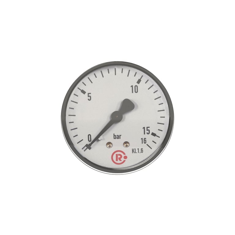 Riegler 101810 Standardmanometer, Stahlblechgeh., G 1/8 hinten, -1/0,0 bar, Ø 40 - Bild 2
