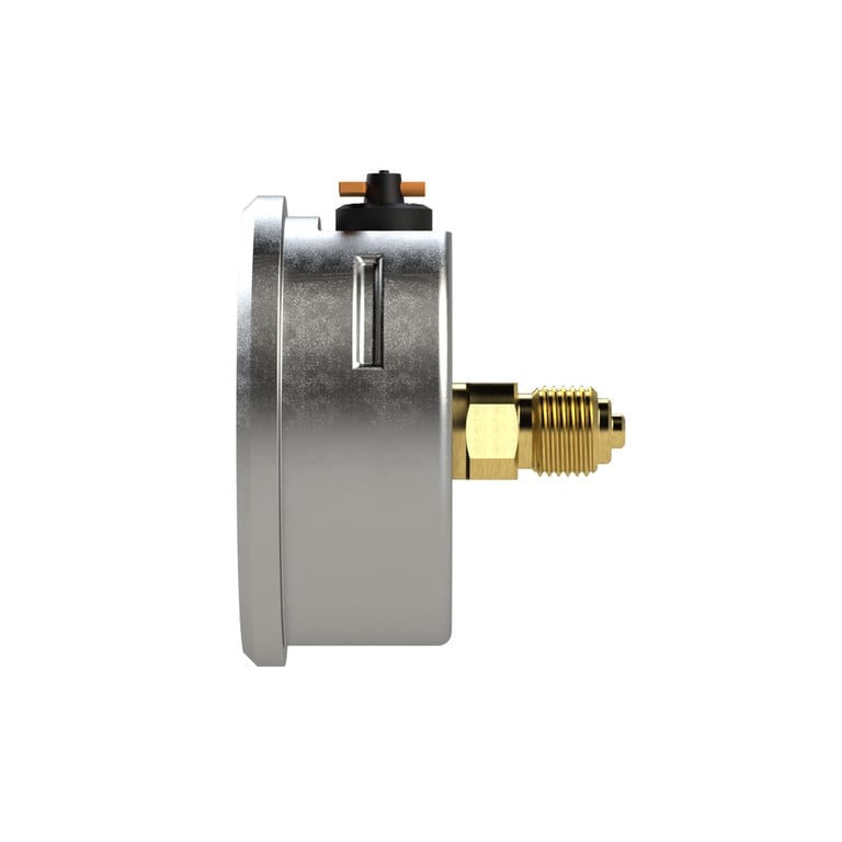 Riegler 102145 Glyzerinmano., CrNi-Stahl, G 1/4 hinten zentr., 0 - 1,6 bar, Ø 63 - Bild 3