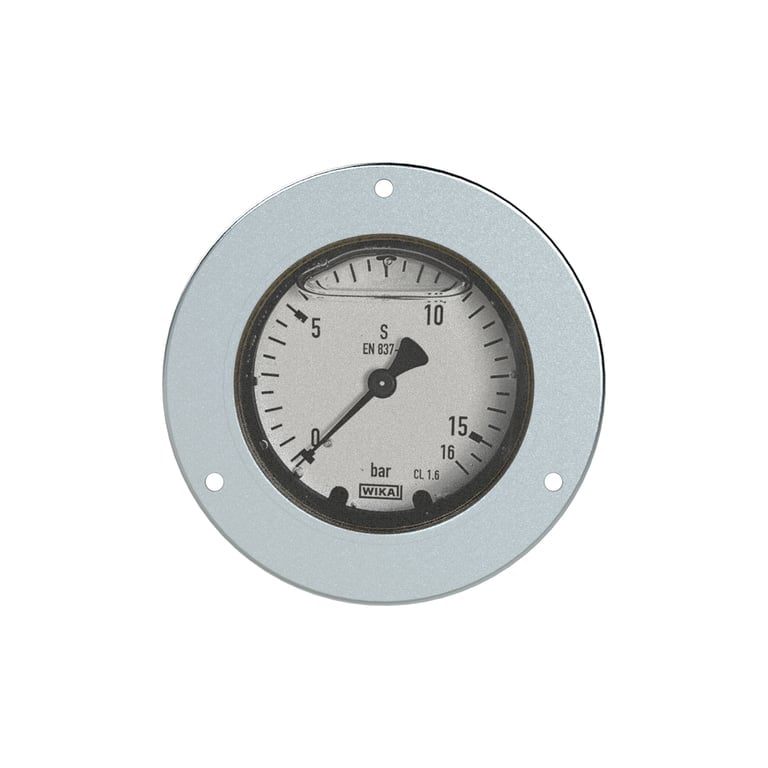 Riegler 102252 Glyzerinmano, Frontring, G 1/4 hinten zentr., 0 - 25,0 bar, Ø 63 - Bild 2