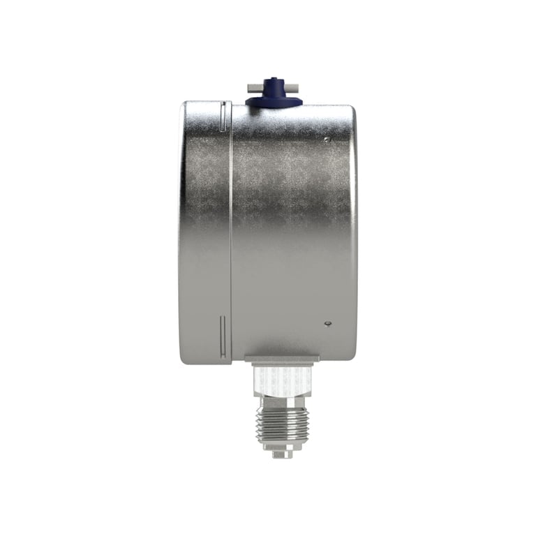 Riegler 102452 Mano, CrNi-Stahl, Sicherh., G 1/4 radial unten, 0-2,5 bar, Ø 63 - Bild 3