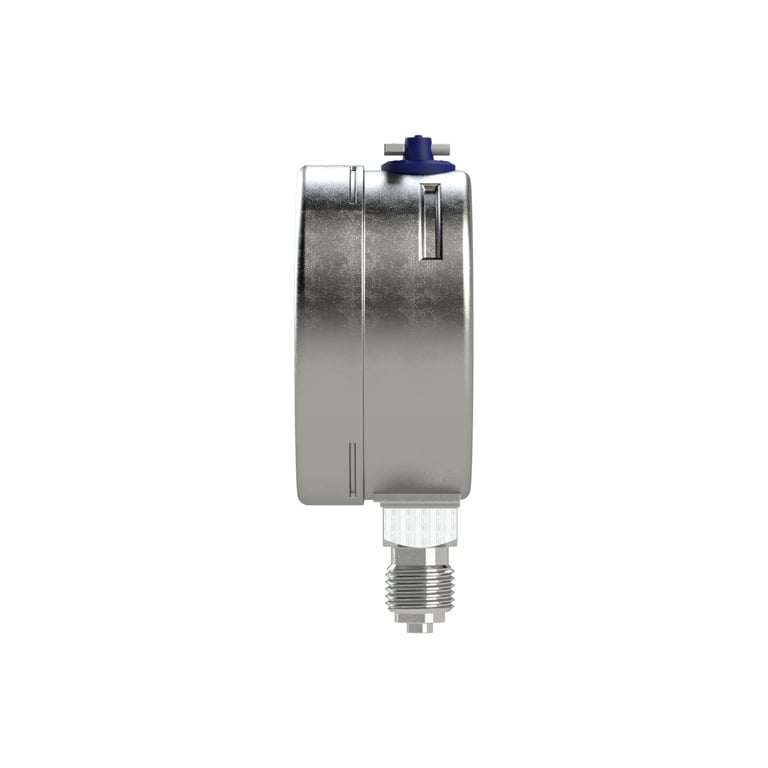 Riegler 102475 Manometer, CrNi-Stahl, G 1/4 radial unten, -1 / 0,0 bar, Ø 63 - Bild 3