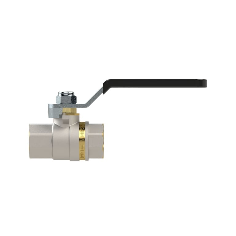 Riegler 103159 Kugelhahn Standardausf., schwarzer Hebel, IG/IG, MS vern., G 1/2 - Bild 3