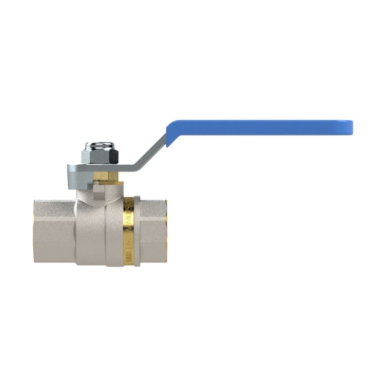 Riegler 103178 Kugelhahn Standardausf., blauer Hebel, IG/IG, MS vern., G 3/8 - Bild 3