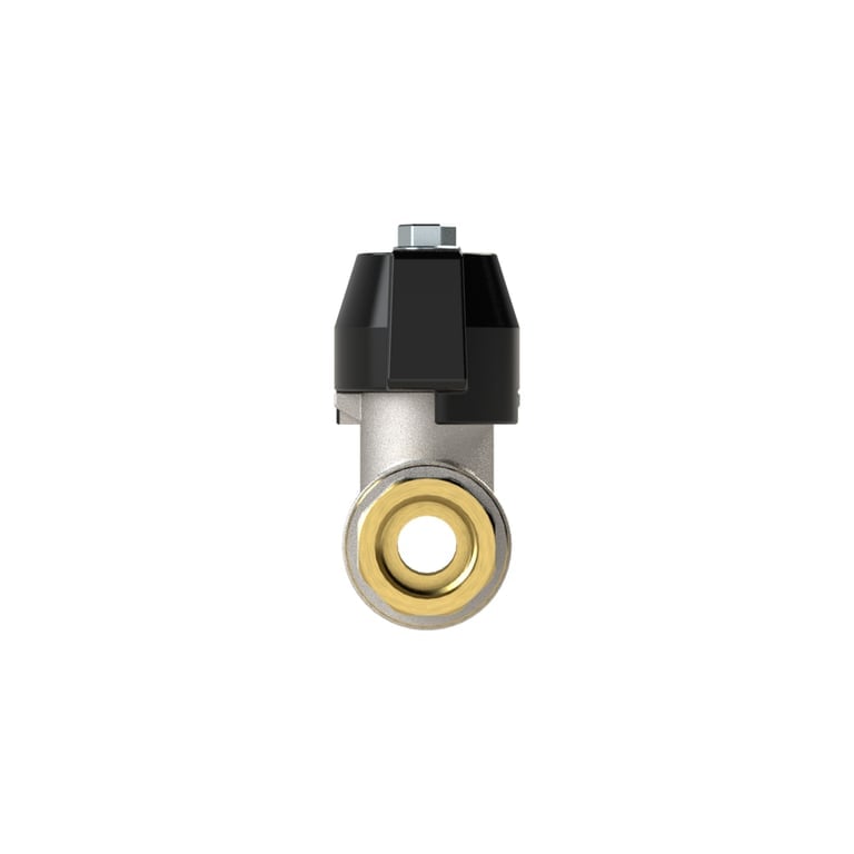 Riegler 103290 Kugelhahn schwere Ausführung, Flügelgriff, IG/IG, MS vern., G 3/4 - Bild 2