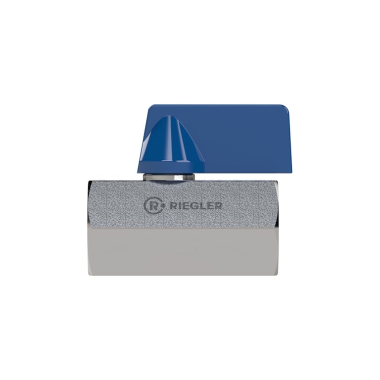 Riegler 103490 Mini-Kugelhahn, Edelstahl 1.4408 CF8M, IG/IG, G 3/8, DN 10 - Bild 3