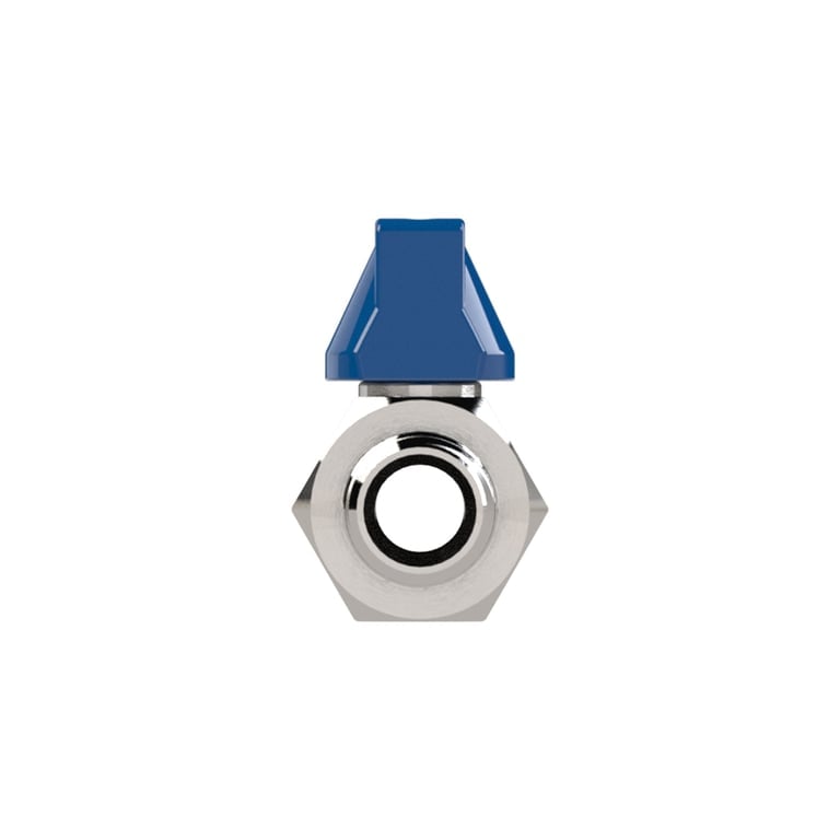 Riegler 103493 Mini-Kugelhahn, Edelstahl 1.4408 CF8M, IG/AG, G 3/8, DN 10 - Bild 2
