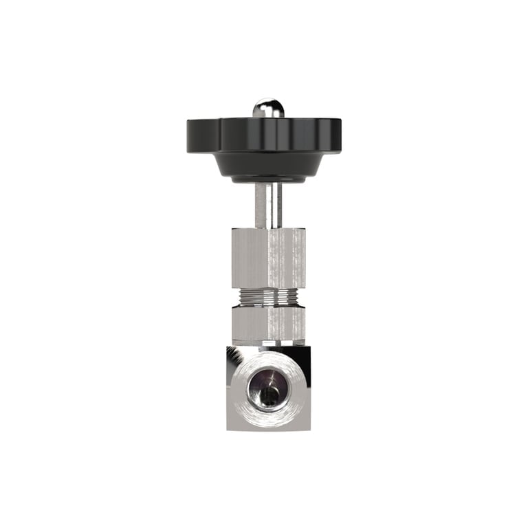 Riegler 103768 Nadelventil, Edelstahl 1.4571, G 1/8, DN 4, PN max. 400 bar - Bild 2