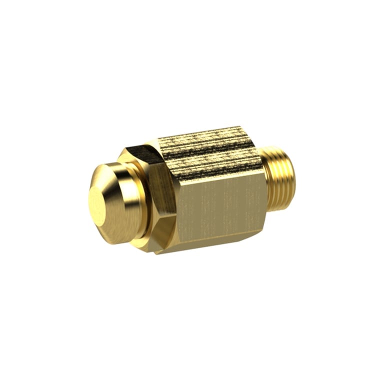 Riegler 103901 Mini-Abblasventil, Messing, G 1/8, Ansprechdruck 0,5 - 1,0 bar - Bild 1