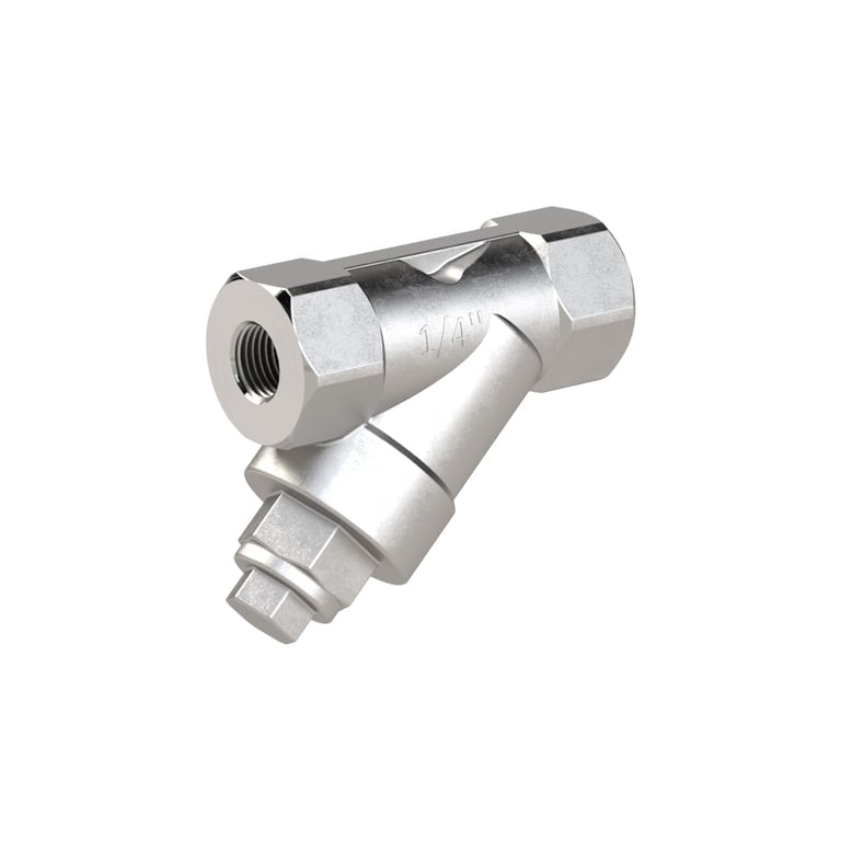 Riegler 105674 Schmutzfänger, Edelstahl, MW 0,6 mm, G 1/4, DN 8 - Bild 1