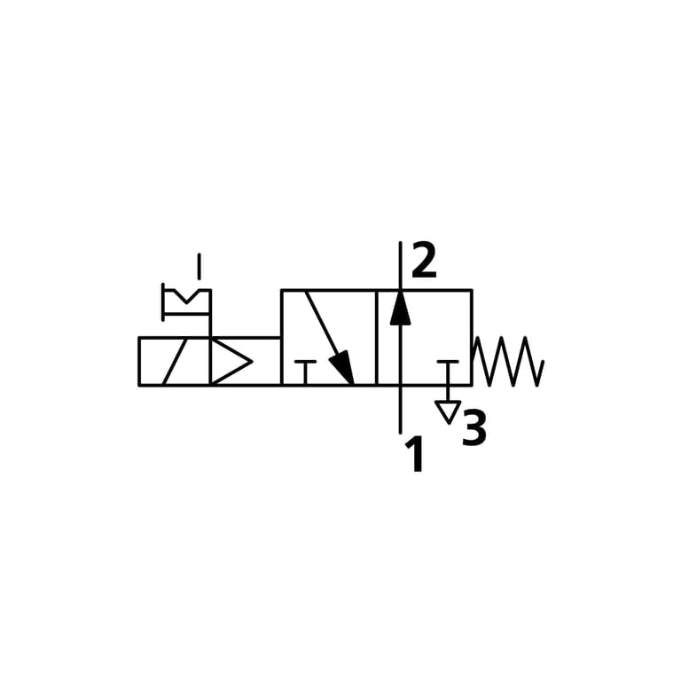 Riegler 106520 3/2-Wegeventil, elektropneumat., monostabil, G 1/8, NO, 24 V DC - Bild 4