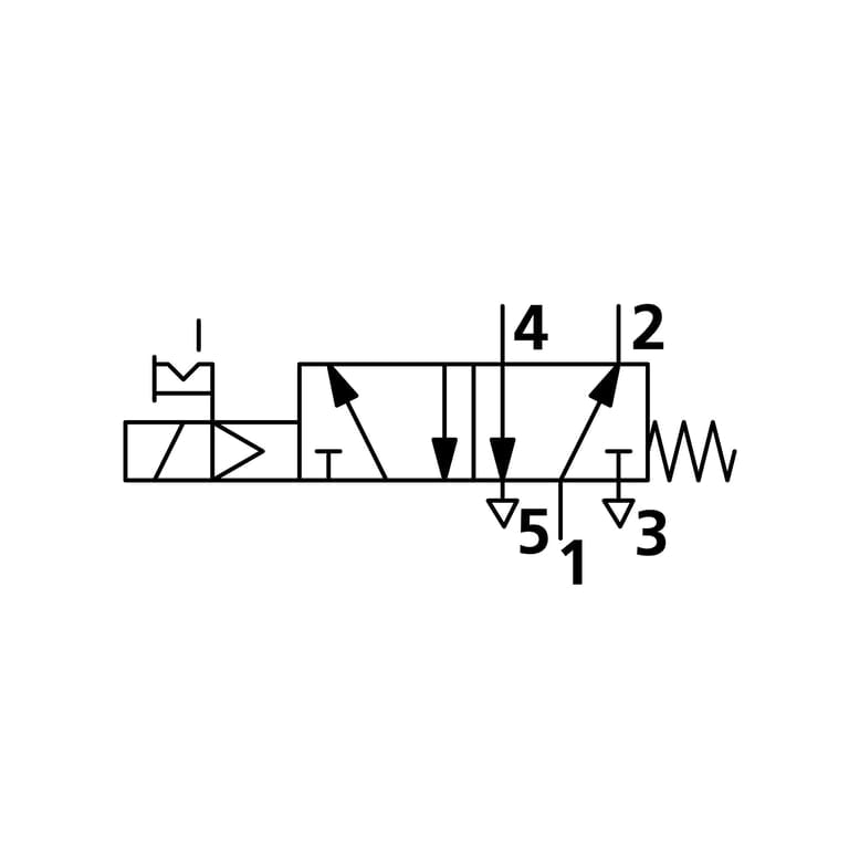 Riegler 150062 5/2-Wegeventil Tieftemp., elektropn., mono., G 1/8, 24 V AC - Bild 2