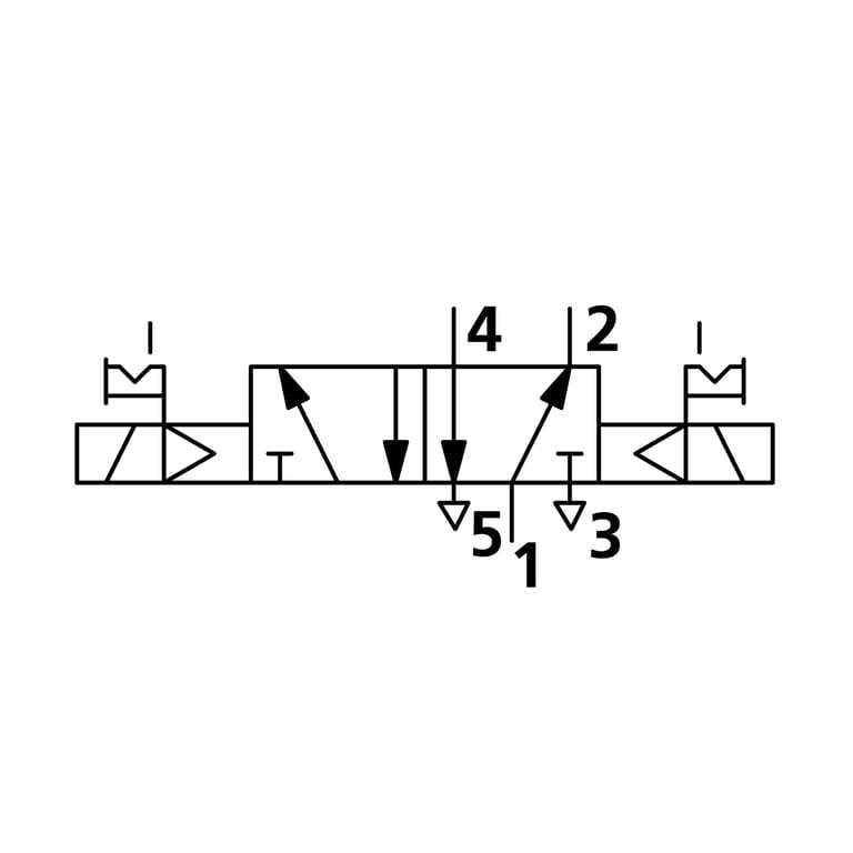 Riegler 150081 5/2-Wegeventil Tieftemp., elektropn., bistabil, G 1/4, 110 V AC - Bild 2