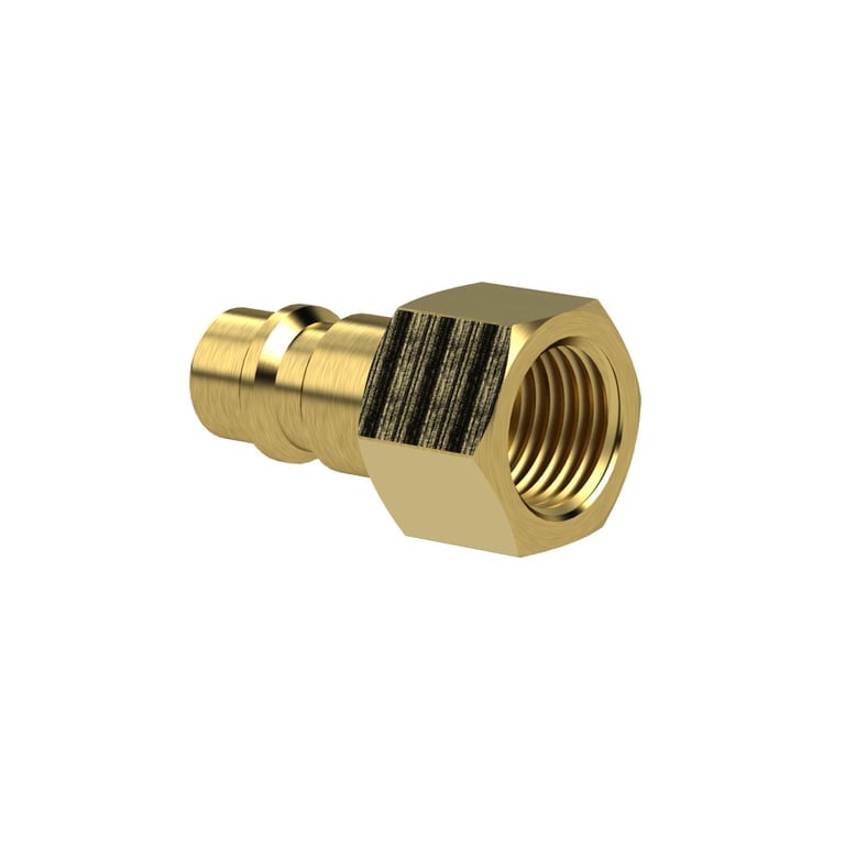 Riegler 107241 Nippel für Kupplungen NW 7,2 - NW 7,8, Messing blank, G 1/8 IG - Bild 4