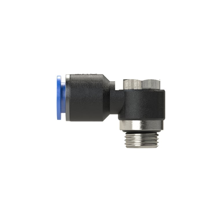 Riegler 109414 L-Steckverschraubung »Blaue Serie« drehbar, G3/8 a., max.15, Ø8mm - Bild 3