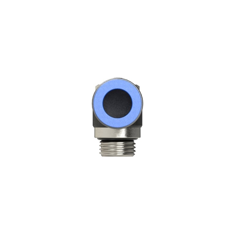 Riegler 109414 L-Steckverschraubung »Blaue Serie« drehbar, G3/8 a., max.15, Ø8mm - Bild 2