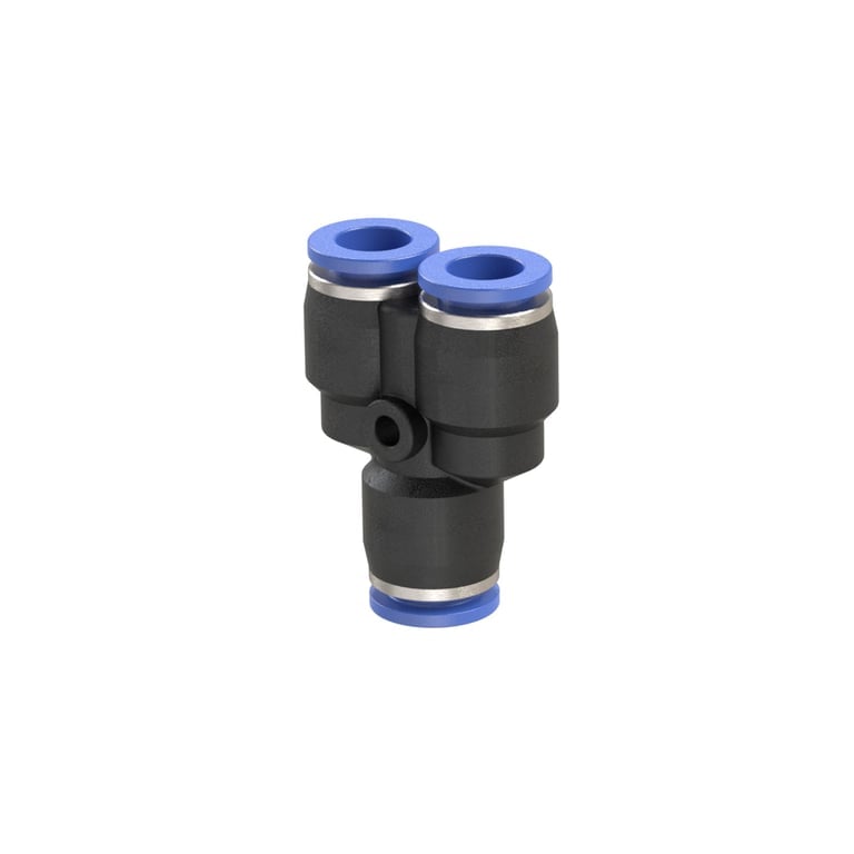 Riegler 109853 Y-Steckverbindung »Blaue Serie«, für Schlauch-Außen-Ø 16 mm - Bild 1