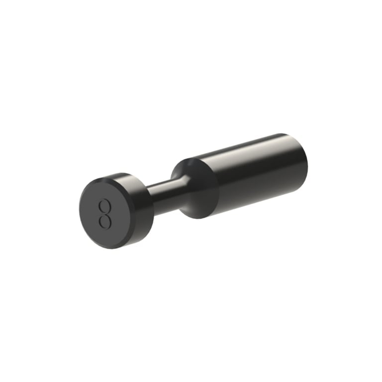 Riegler 109927 Verschlussstecker »Blaue Serie«, Stecknippel 6 mm - Bild 1